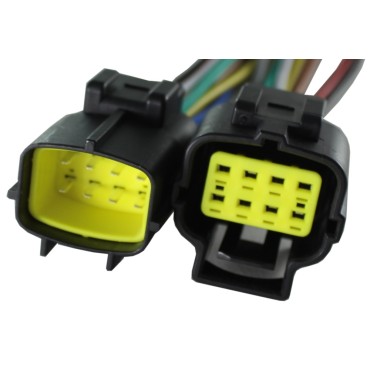 Разъем герметичный SUPERSEAL с проводом 0,75мм² на 8 контактов, комплект